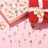 Ornazy 100 pcs Mixed Styles Tibetan Skeleton Key Charms Antique