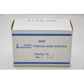 Duo-Fast  6424D  3/4" Divergent Point Staple, 1 case of 10 boxes (Made by Zeb)