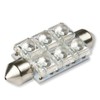 11MM X 41MM With 6 X Super Flux LED Festoon Amber Light Bulb