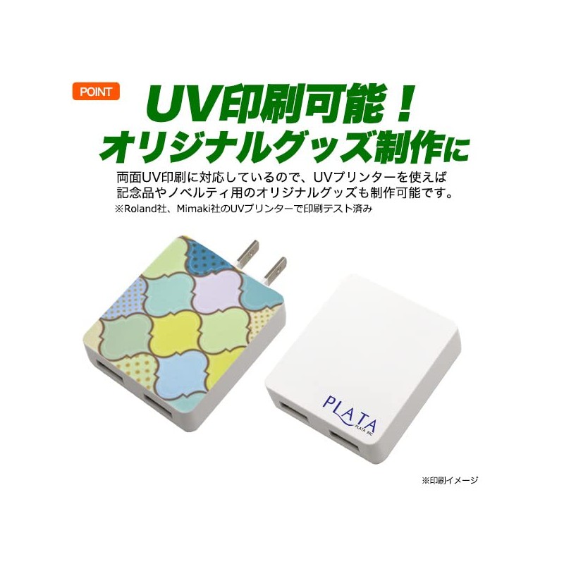 Plata USB Charging AC Adapter, 2 Ports, 1,000 mA, PSE-mark Acquired,