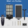 Joric Solar Street Lights Outdoor, IP67 Waterproof Solar Powered Light