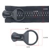95cm Black Zipper #15 Heavy Duty Zipper Huge Two Way