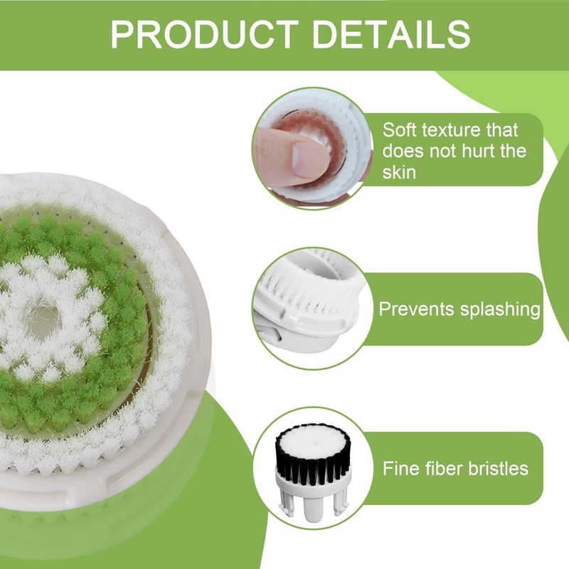 Huybaa Replacement Brush Heads Compatible with Clariso-nic MIA & MIA