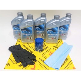 Honda Genuine 10W-30 Full Synthetic Oil Change Kit w/A02 Filter & Drain Washer