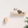 VEVOR Wall Mounted Cat Shelves, Perches with Jumping Posts &