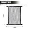 UHANBUT Elastic Cargo Net, Polyester Fabrics Trunk Organizer, 31.5'' x