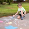 JOYIN 120 PCS Sidewalk Chalks for Kids Giant Box Non-toxic