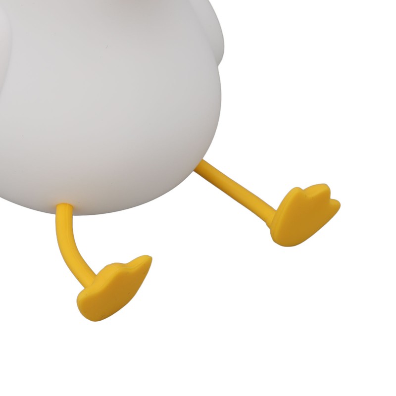 Cute Duck Night Light Silicone Night Lamp 1200mAh Rechargeable Animal
