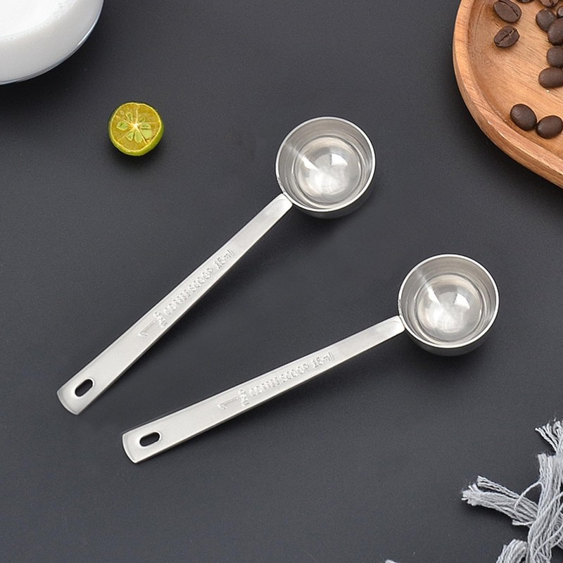 2 Pcs Tablespoon Measuring Spoon,15ml Coffee Spoon Long Handle Table