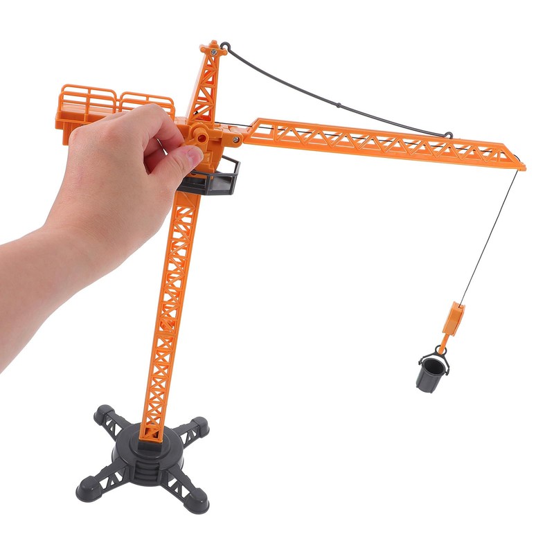 Sewroro Crane Truck Toy with Movable Parts 14.96 Inch Plastic
