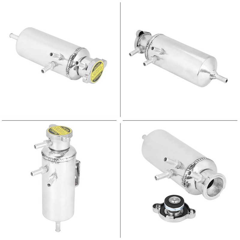 350ml Aluminum Car SUV Overflow Catch Tank Cooler Coolant Aluminum