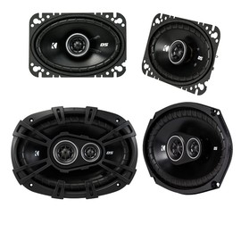 KICKER for Late 90s Early 2000s GM Coupes & Sedans. A Pair of 43DSC4604 4x6 Speakers & a Pair of 43DSC69304 6x9 s