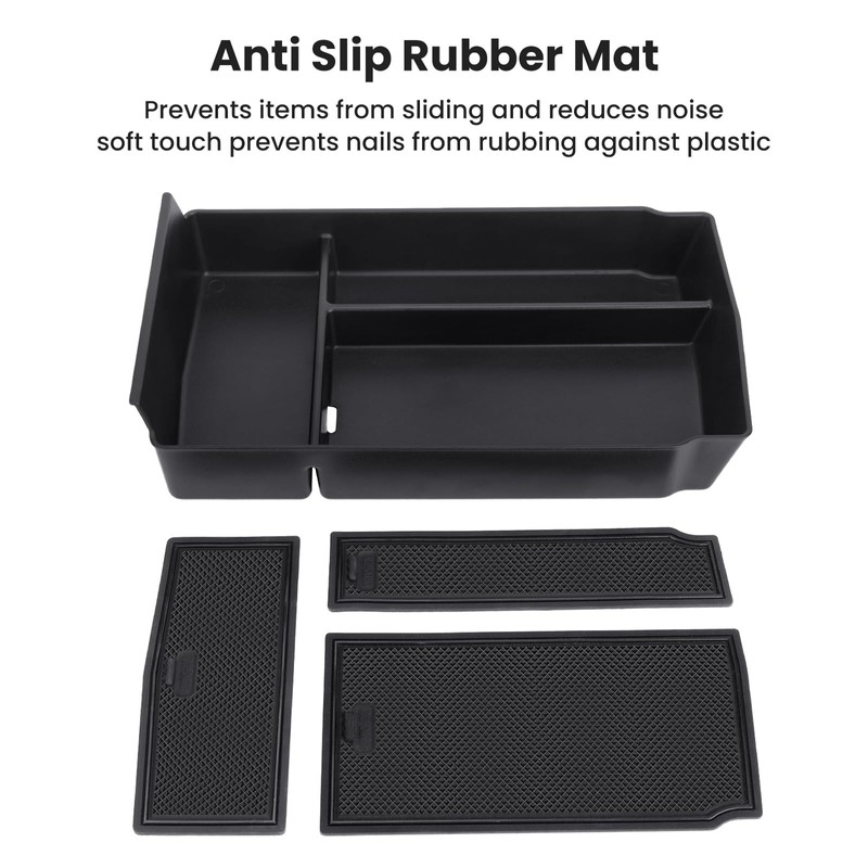 Drytuns Center Console Organizer Armrest Tray Insert Storage Box for