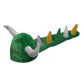 Traditional Craft Ltd. Kids Dragon Tail Horns Hat Green