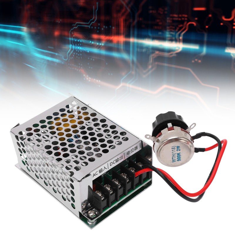 DC Motor Speed Regulator Overcurrent Protection Lightweight Portable Motor Speed