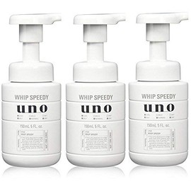 Uno Whip Speedy Facial Cleanser, 5.1 fl oz (150 ml) x 3 Packs