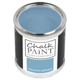 Chalk Paint Everything® Azzurro Polvere water-based chalk paint for all surfaces, easy to use without unpleasant odours – extra matt chalk paint (250 ml).