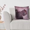 Decozen Throw Pillow Covers - Decorative Squirrel Printed Design Cushion