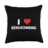 I Love Beach Combing - Heart - Metal Detecting Detecor