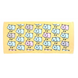 Okutani Corporation Oekaki-san Series Face Towel, Habat, 100% Cotton