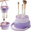 Purple 3 in 1 Makeup Brush Cleaning
