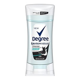 Degree Women Ultra Clear Antiperspirant Deodorant Stick, Pure Rain 2.6 oz (Pack of 2)