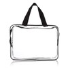 Clear Toiletry Bags, 2 Pcs Large Storage Makeup Bags Waterproof