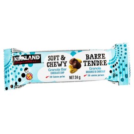Granola Bars Soft & Chewy | Individually Wrapped Bulk Pack | Made w/ Whole Rolled Oats & Real Semisweet Chocolate Chips | For Every Occasion Office School Snack Party Gift Travel Camp | Plus Muchai Bag & Box (64 Bars Bulk Pack, Chocolate Chip Granola Bar