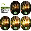 Mlambert 96Ft(2x48Ft) Solar String Lights, Outdoor Waterproof Patio Lights with