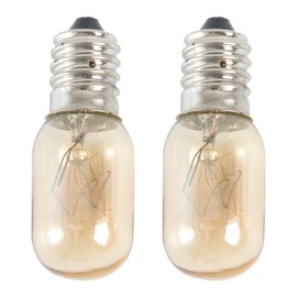 2PCS 25W E14 220-230v Oven Light Bulb Refrigerator Fridge Light Bulb Retro Tungsten Filament Lamp Bulbs Warm Yellow Light for Daily Use