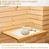 Vesici Reversible Pastry Board with Lip for Rolling Dough Large