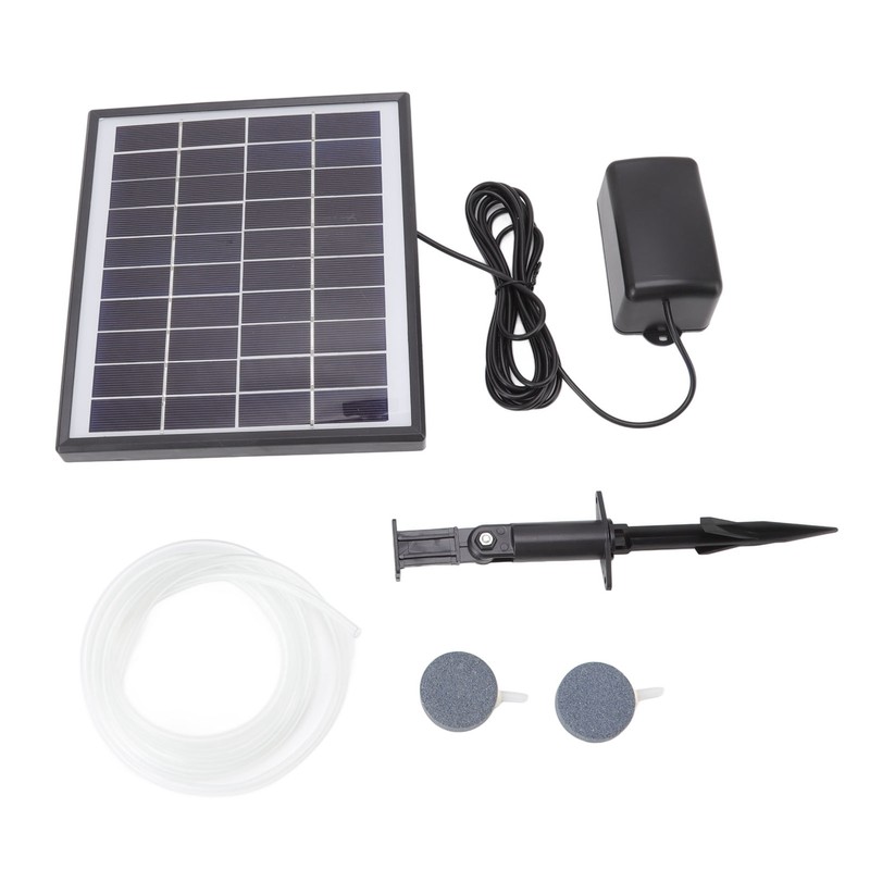 Solar Oxygen Pump 10V 6W Shockproof Small Lightweight Solar Water