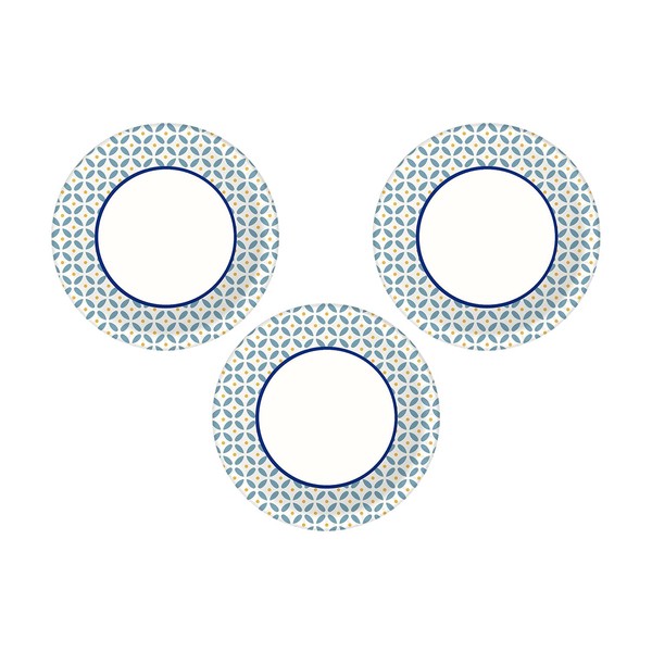 Heavy Duty Disposable Appetizer and Dessert Paper Plates, Small Plate