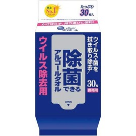 大王製紙 Decontamination For Alcohol Towel Virus Removal 30 Sheets x 6 