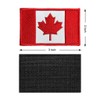 MagaPro 2 PCS Canada Patch Canadian Flag Patch Embroidered Patches
