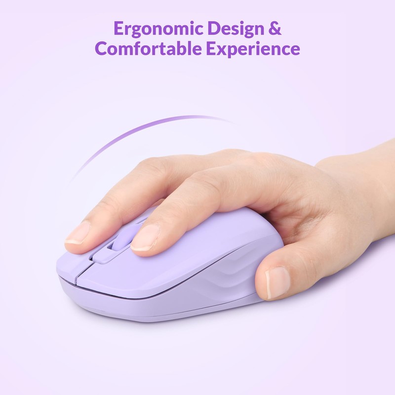 Wireless Keyboard and Mouse Combo - Rii Standard Office PC