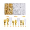 Flat Terminals, Crimp Terminals, Male, Female, 315 Pieces, Brass, Insulation