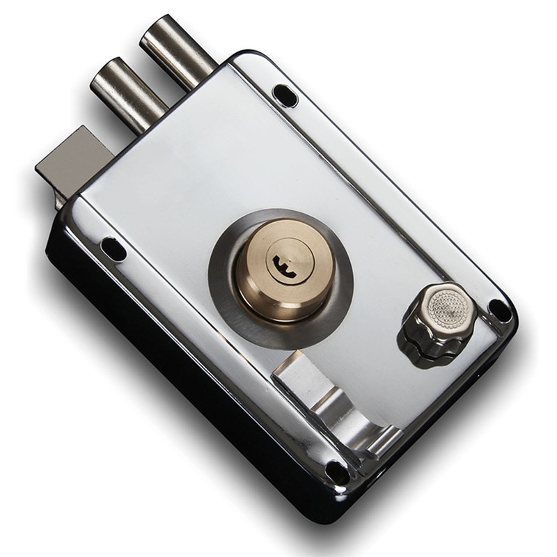 Exterior Gate Lock Stainless Steel Copper Lock Core Left Open