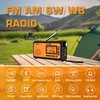 XHDATA D-608WB Portable Emergency Crank FM AM(MW) SW Radio with