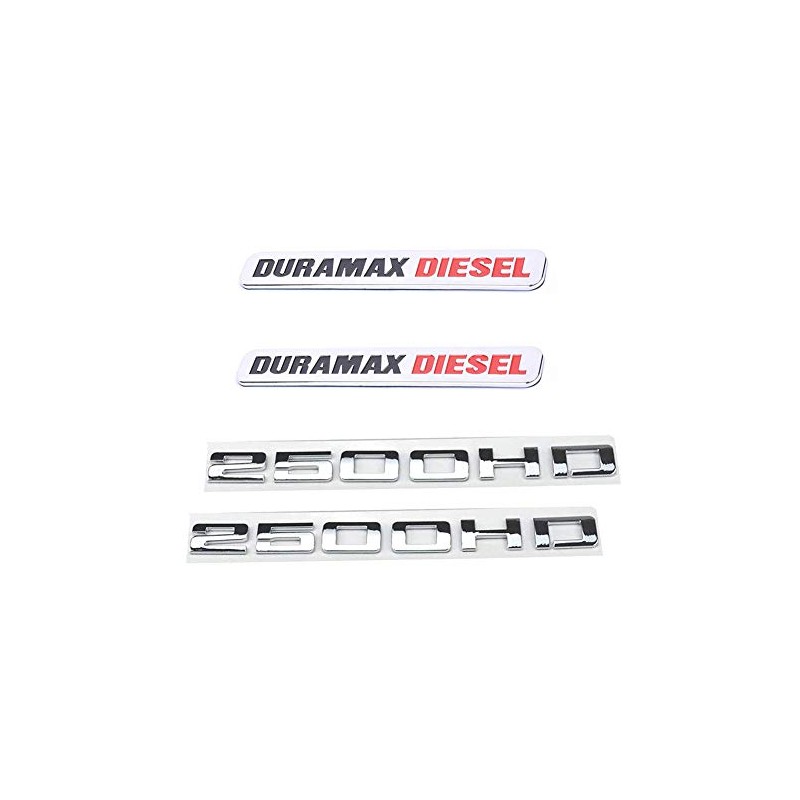 Aimoll 2500HD 2500 HD Nameplates Emblems Plus Duramax Diesel Allison