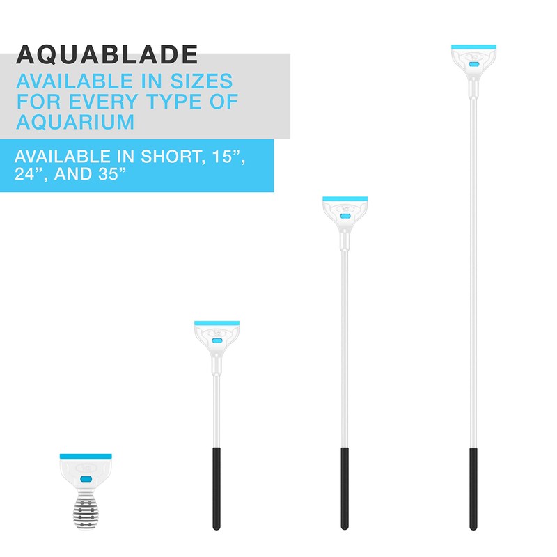 Continuum Aquatics AquaBlade P - Acrylic Safe Aquarium Scraper w/