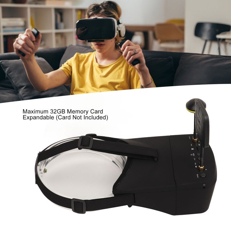 FPV Goggles DVR 5 Inch 5.8Ghz 40CH 800x480 Inbuilt 2000mAh