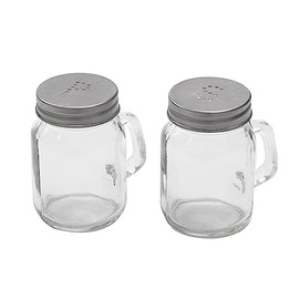American Metalcraft MSP4 Salt & Pepper Set Mason 4 oz.