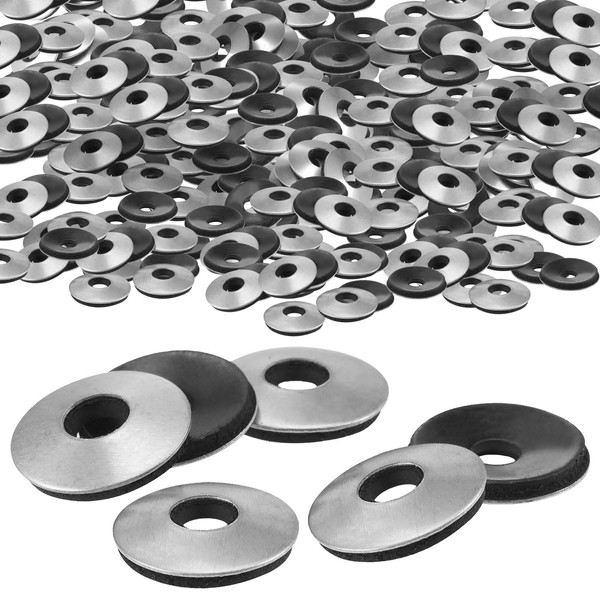 HAPPOW Pack of 200 EPDM sealing washers, sealing washers M6.3