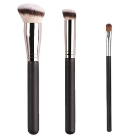 Reccisokz Pack of 3 Foundation Brushes, Liquid Concealer Foundation Brush, Makeup Brush for Liquid Foundation Application, Polishing