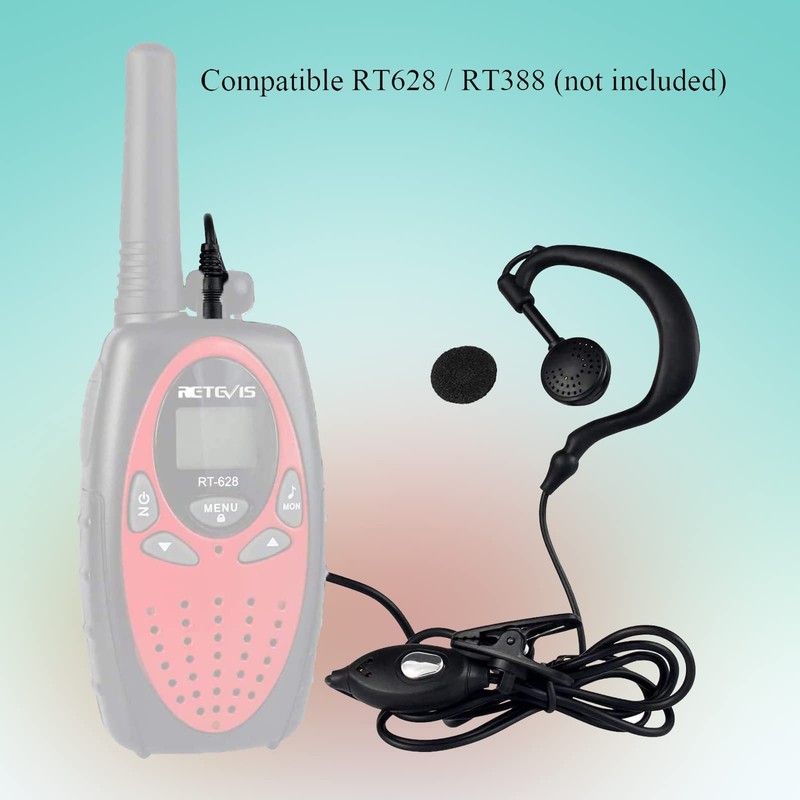 Retevis Walkie Talkie Children's Headset Compatible RT388 RT628 RT628B Exclusive
