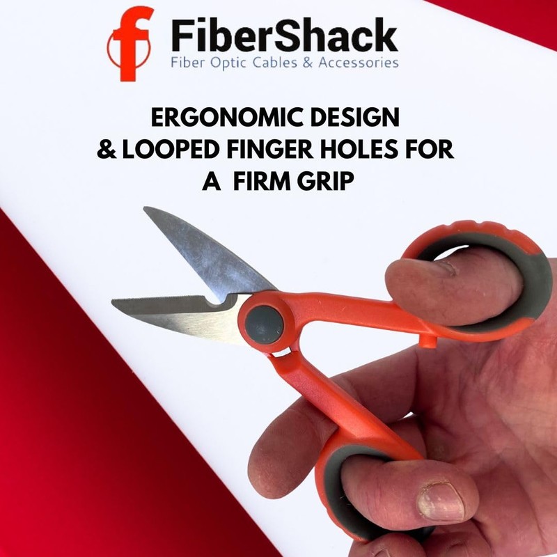 FiberShack - Fiber Optic Kevlar Scissors - Kevlar Shears for