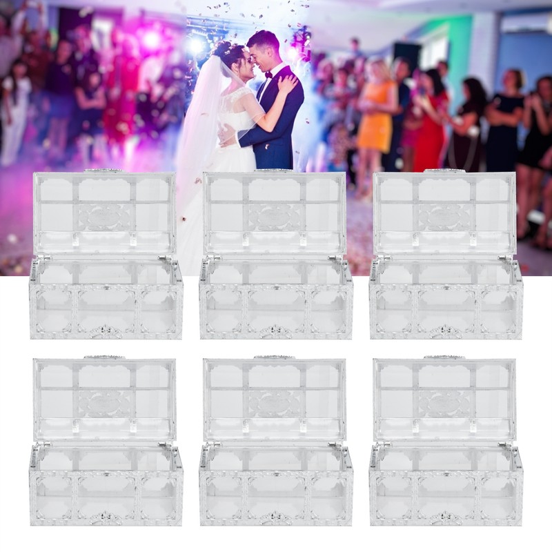 12PCS Hollow Out Candy Box Chocolate Gift Treat Boxes Container