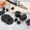 sourcing map 18 Pcs Multi Purpose Rubber Spacer, 0.2" OD
