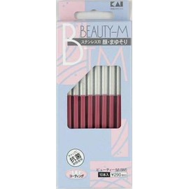 Kai Corporation Beauty M SM Facial Razor 10 Pieces x 5 Pack